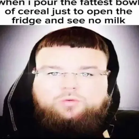 No Milk for Cereal