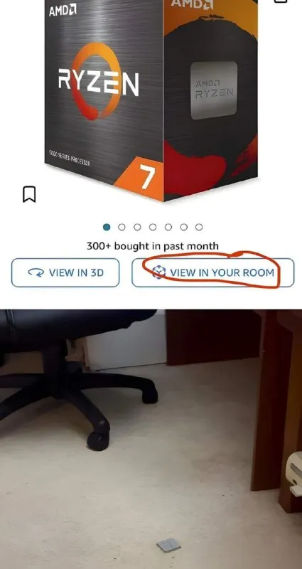 View in Your Room Fail