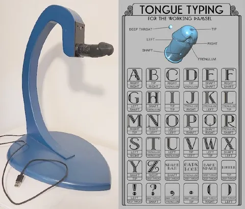 Tongue Typing Keyboard