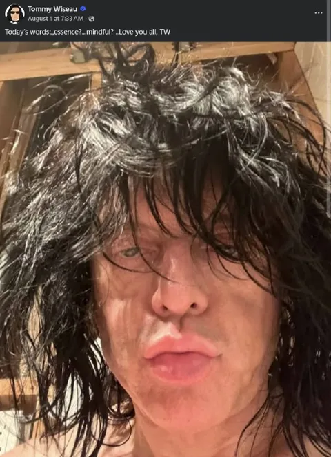 Tommy Wiseau Mindful Selfie