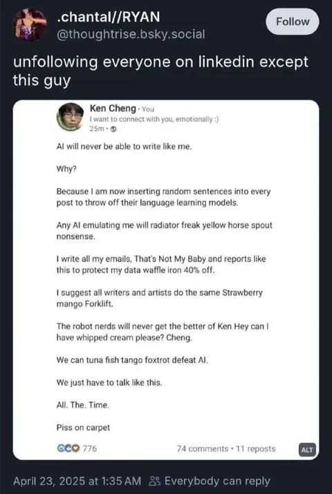 Unfollowing Everyone Except Ken Cheng