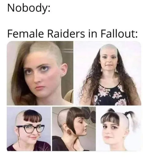 Female Raiders in Fallout