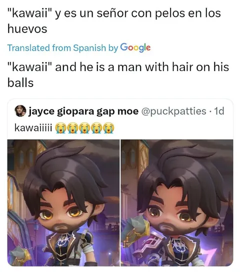 Google traduce kawaii fatal