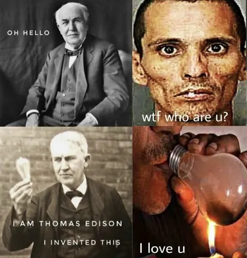 Thomas Edison Meets Himself