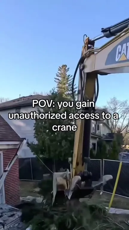 Unauthorized Access to a Crane