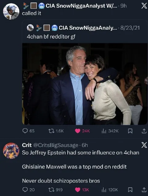 Epstein Reddit Girlfriend Joke