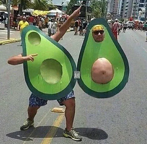 Human Avocado Costume
