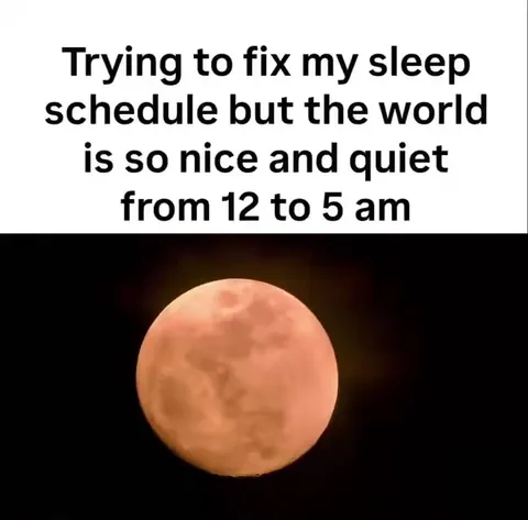 Trying to Fix My Sleep Schedule