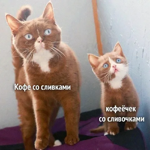 Кофе и кофейочек со сливками