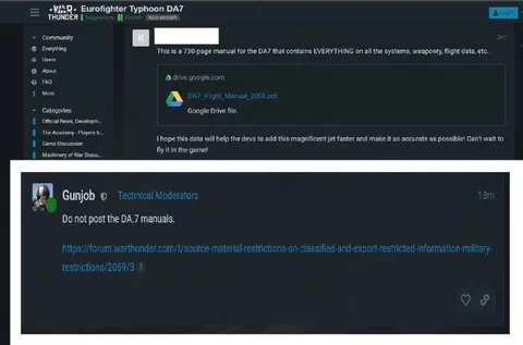 War Thunder Classified Manual Leak