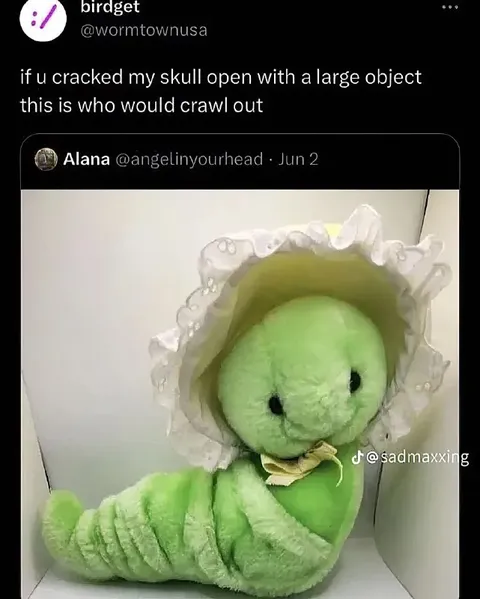 Cracked Skull Plushie