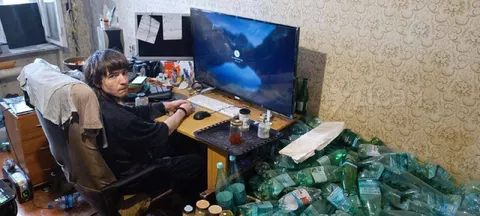 Когда попросили убраться в комнате