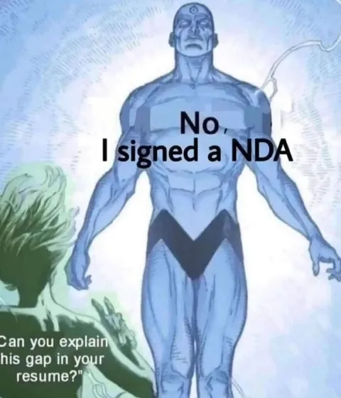 Doctor Manhattan Signed an NDA
