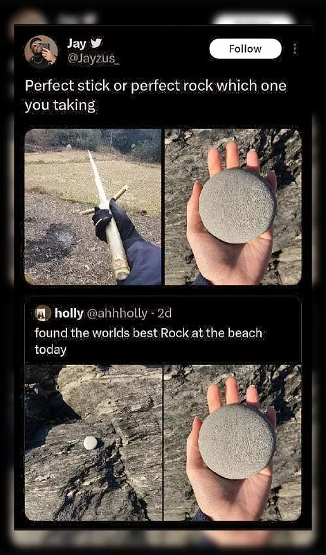 Perfect Stick or Perfect Rock