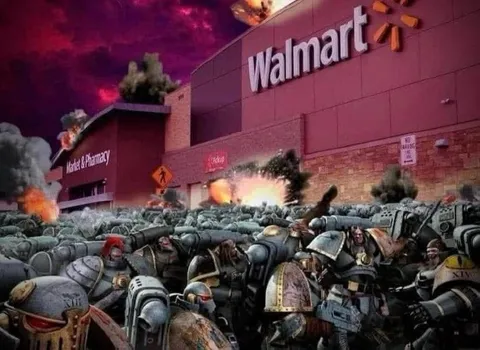 Space Marines Attack Walmart