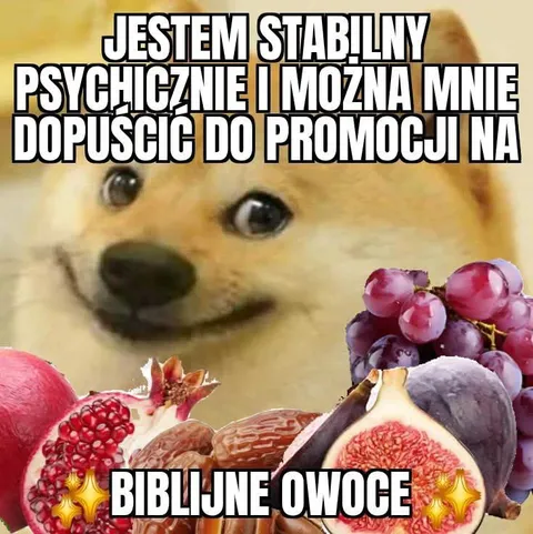 Stabilny psychicznie i biblijne owoce