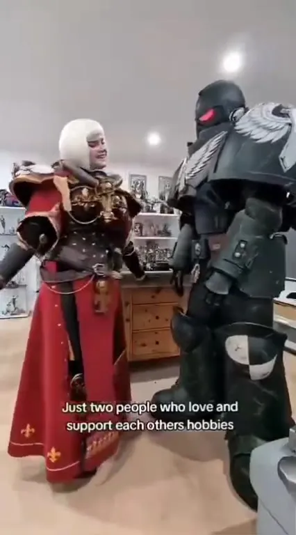 Two People Supporting Each Other's Hobbies
