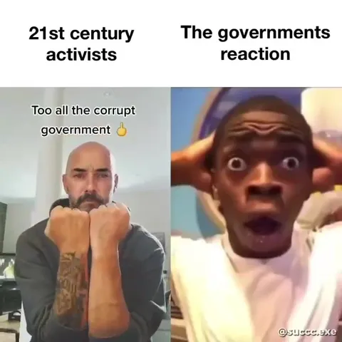Activists Flip Off the Government