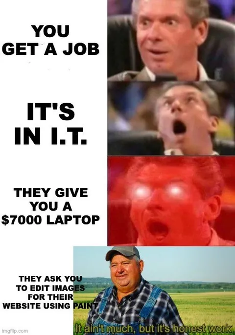 When IT Gives You a $7000 Laptop