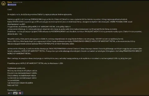 Obowiązkowy raid przed Diablo 4