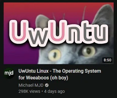 UwUntu Linux for Weebs