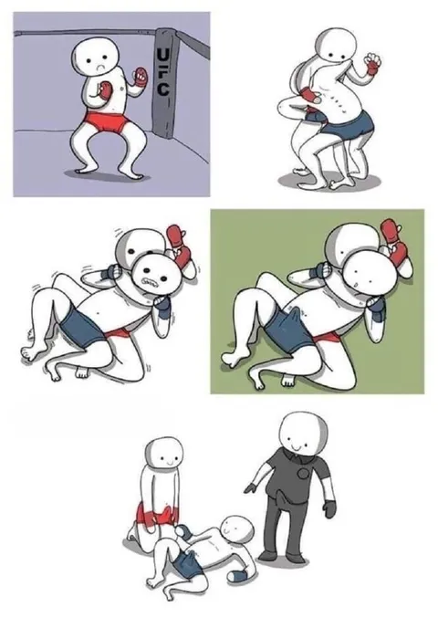 Неудачный бой в UFC