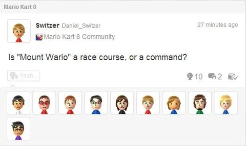 Mount Wario or a Command