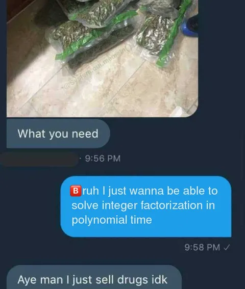 Integer Factorization Is Too Much