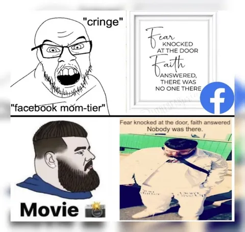 Facebook Mom-Tier Faith Meme