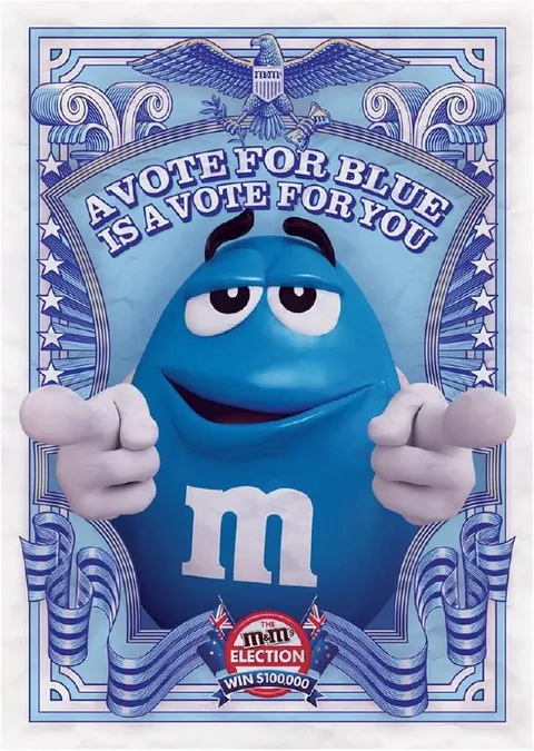 Vote for Blue M&M