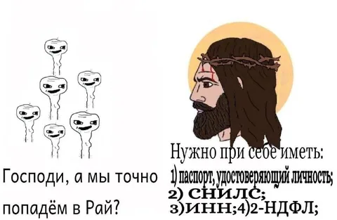 Документы для попадания в рай
