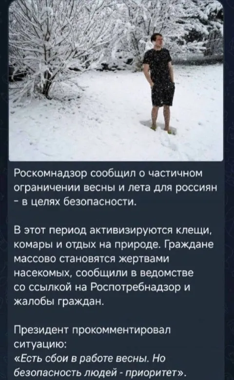 Частичное ограничение весны и лета