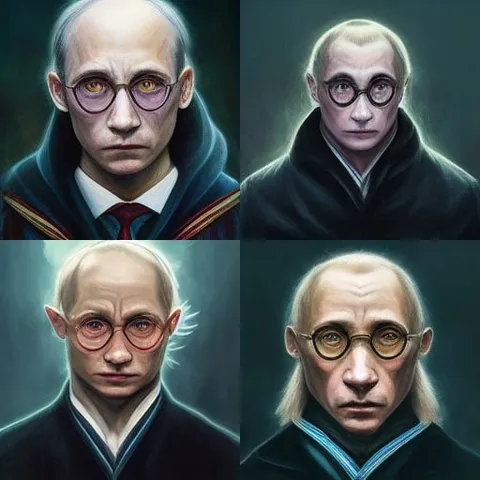 Путин в образе волшебника
