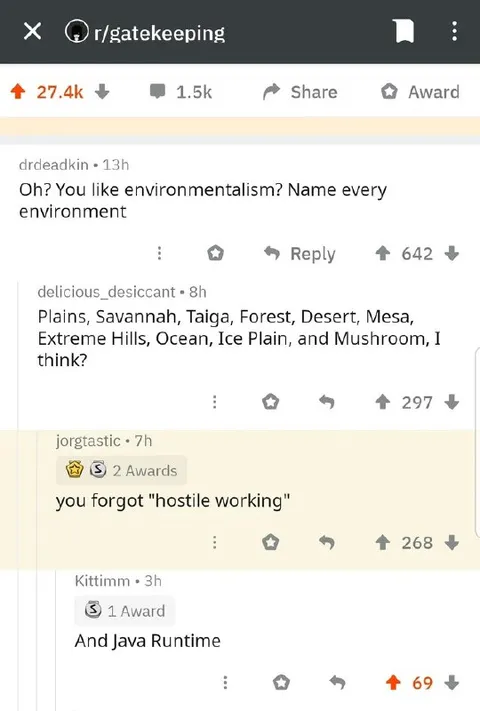 Name Every Environment