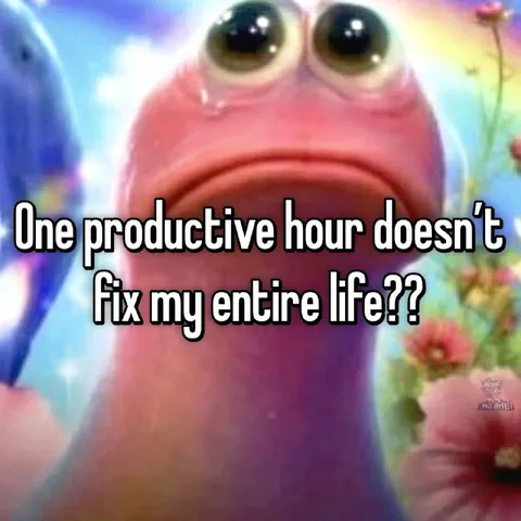 One Productive Hour Isn't Enough