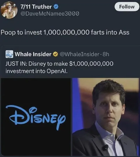 Disney Invests in OpenAI