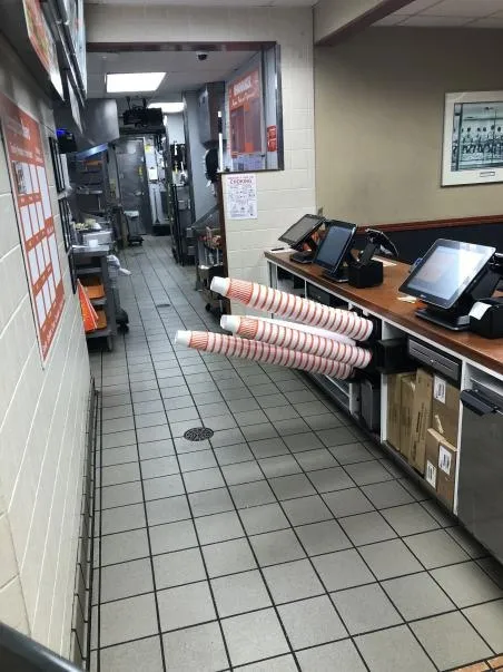 Closed Drive-Thru Cup Chaos