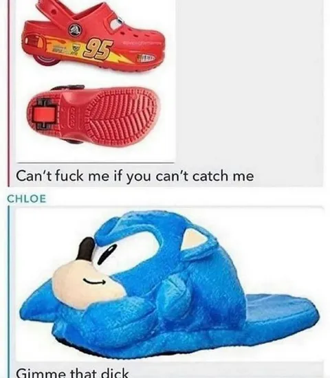 Sonic Shoes Can't Catch Me