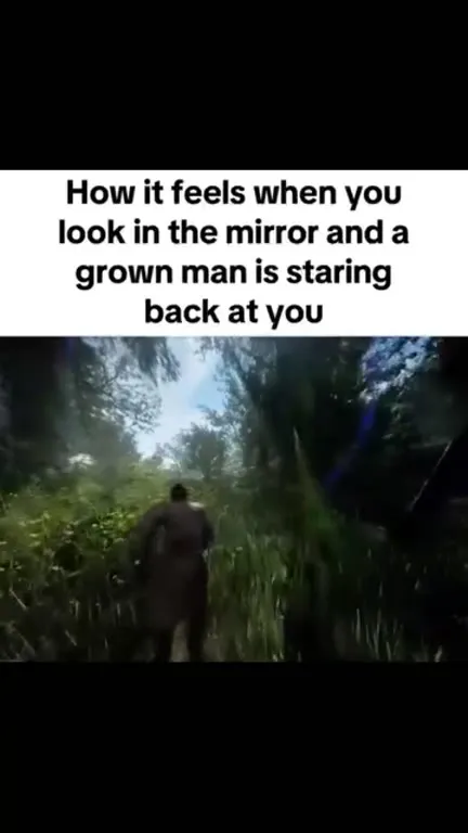 A Grown Man in the Mirror