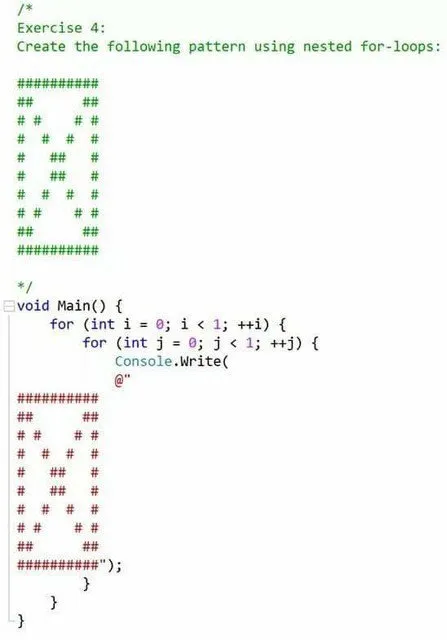 Nested Loops Print the Pattern