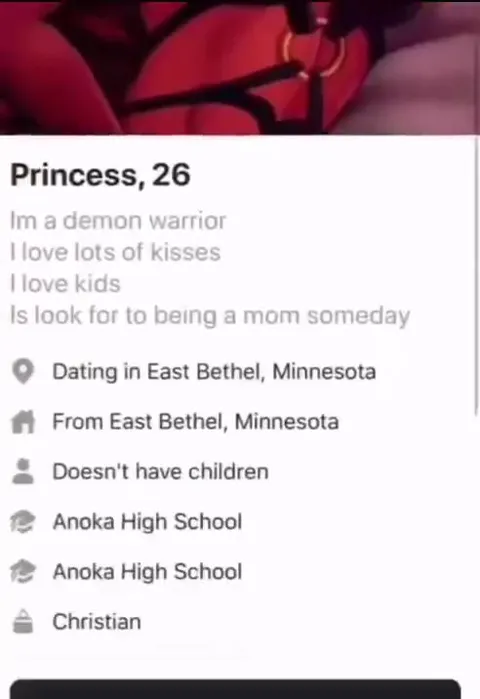 Demon Warrior Dating Profile