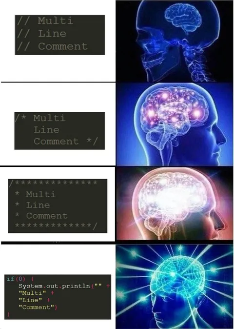 Multi-Line Comment Evolution