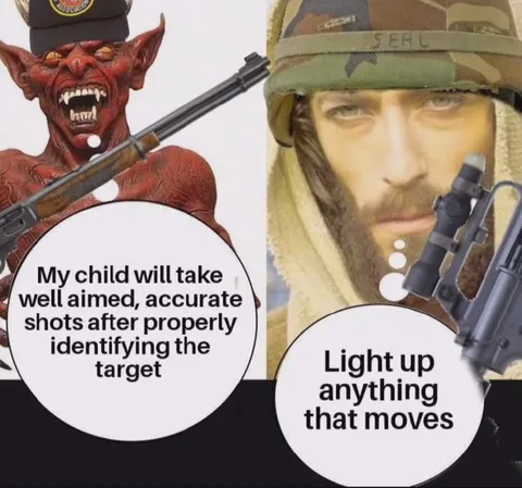 Goblin Dad and Trigger-Happy Soldier