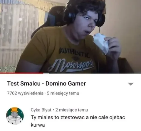 Miałeś przetestować, nie zeżreć