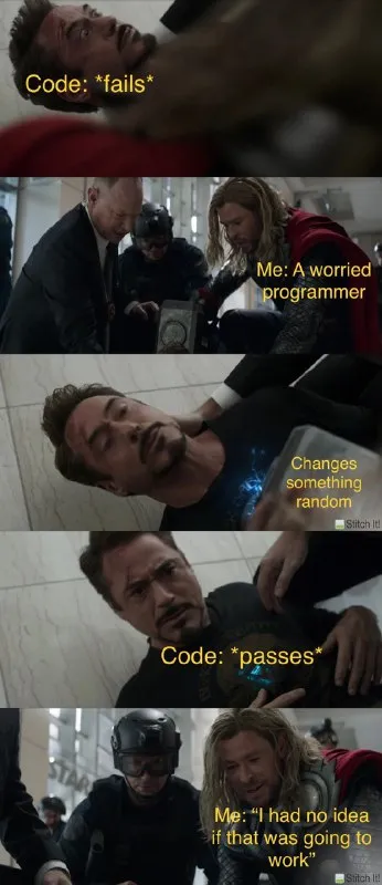 Worried Programmer Fixes the Code