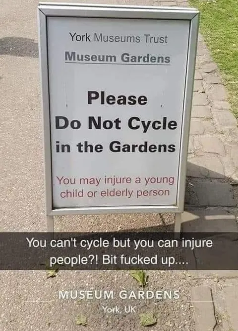 You Can Injure People Instead
