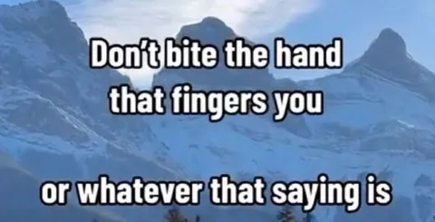 Don't Bite the Hand That Fingers You