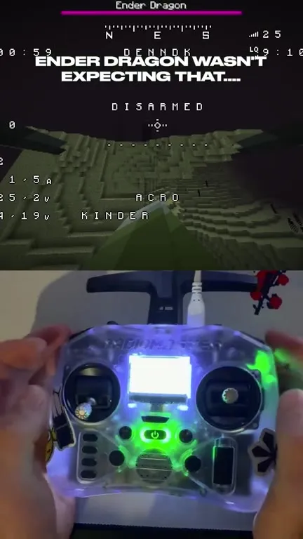 Ender Dragon Meets FPV Drone