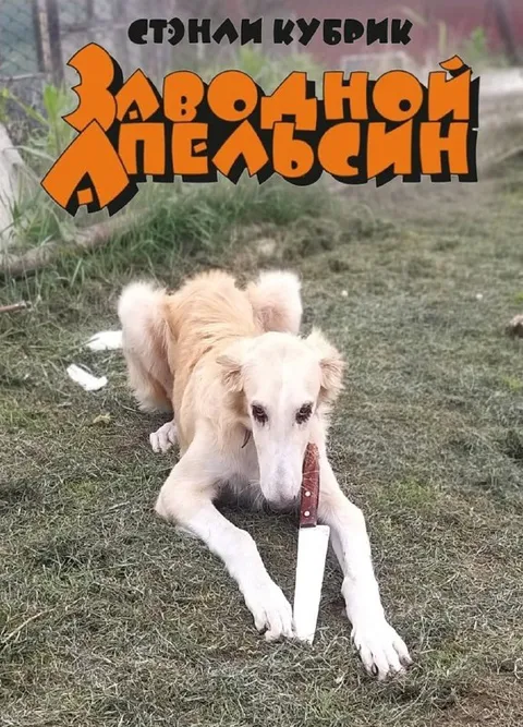 Заводной апельсин с ножом