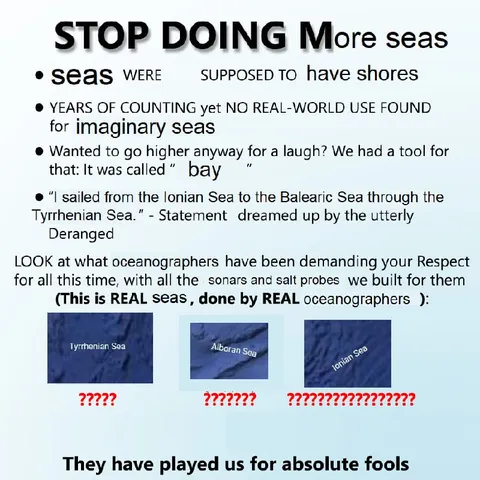 Oceanographers Invented Imaginary Seas